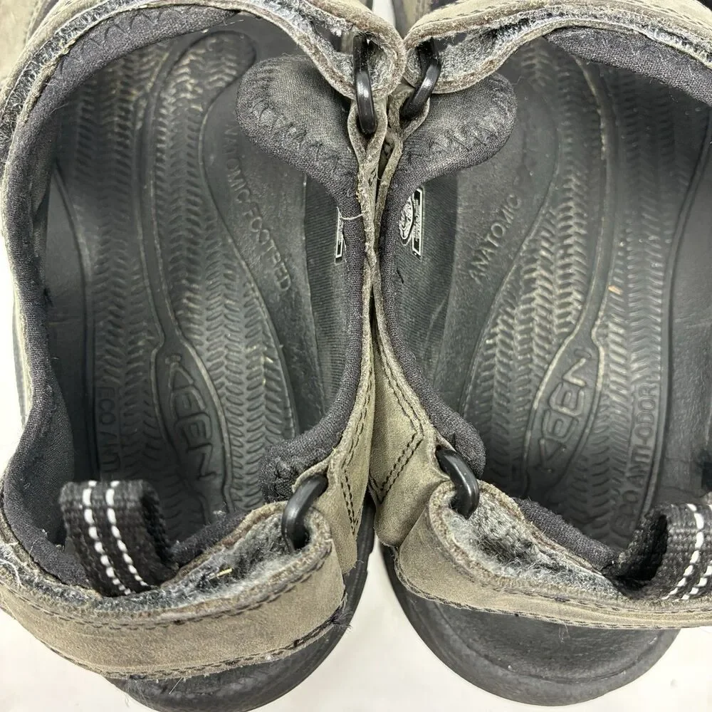 Keen Targhee III Open Toe Sandals Mens Size 11 Shoes Gray Waterproof Leather